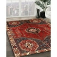 thumbnail image 3 of Ahgly Company Machine Washable Indoor Rectangle Traditional Tomato Red Area Rugs, 5' x 7', 3 of 7