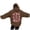 Brown_1, variant on Godom Women Loose Hoodie Sweatshirt Solid Basic Fleece Letter Long Sleeve Kangaroo Pocket Drop Shoulder Pullovers Top