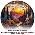 thumbnail image 2 of Puzle de madera Purdicra Sunset Forest Animal, 100 unidades, para adultos, 2 of 7