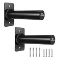 thumbnail image 1 of BRTGYM Wall Mounted Weight Plate Holder, Fit 2inch Olympic Weight Plates, Max Weight Capacity 275 lb, Heavy Iron Construction, Mounting Hardware Included, 1 of 4