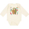 thumbnail image 3 of Inktastic Sloth Cute for Girls Girls Long Sleeve Baby Bodysuit, 3 of 5