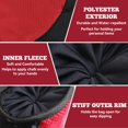 thumbnail image 4 of Toystoory Bolsa de tiza con cordón para escalada, capas, para adicional en rocas, amplia gama de aplicaciones, poliéster Ropa Deportiva, Zapatos negro rojo, 4 of 6