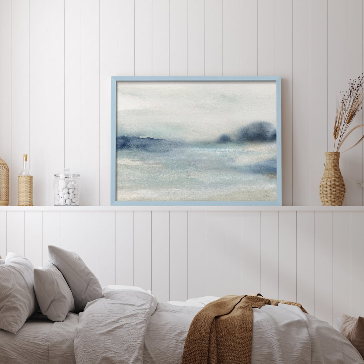 Simply Soft Morning by Carol Robinson - Restickable Framed Giclée Print