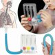 thumbnail image 1 of Deep Breathing Lung Exerciser Tri-ball Meter Spirometer Trainer Safe Breath, 1 of 4