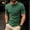 C_Green, variant on LMOIPLI Mens Slim Fit Henley T Shirt with Button Placket Soft Breathable Cotton Blend Short Sleeve Tee for Casual Daily Wear Green S
