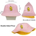 thumbnail image 2 of ORUYROP Chapeau Seau Brodé Unisexe Duck Mode Réversible Casquette de Pêcheur, 2 of 6