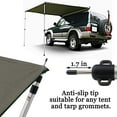thumbnail image 4 of Bibana 2-Pack Adjustable Telescopic Poles, Aluminum Tarp Support Rods for Camping Canopy & Wind Shelter, 4 of 11