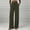 #0060-Army Green, variant on Womens Drawstring Elastic Waist Wide Leg Pants with Large Patch Pockets Casual Corduroy Loose Trousers Bottoms for Daily
