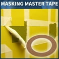 thumbnail image 2 of Unique Bargains Masking Tape, DIY Car Auto Paint Painters Tape 1Pc Brown 0.06 Inches x 32.8 Yards, 2 of 6