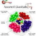 thumbnail image 2 of NY Spice Shop Assorted Gumballs Tray - 2 Pound - Assorted Fruit Flavors, 2 of 7