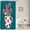 Christmas Christmas Decorations 5 Red1, variant on Blue White Ball Decor Shower Curtain, Merry Christmas Snow Colorful Baubles Bathroom Decor Polyester Fiber Plastic Rings Quick-Drying Waterproof for Bathtubs/Bathroom, 72x36 inches