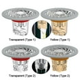 thumbnail image 3 of Floor Drain Core Shower Floor Strainer Cover Toilet Sewer Anti- Abs 1# Transparent, 3 of 5