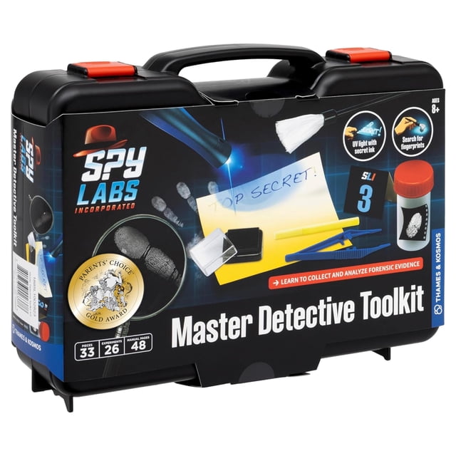 Kit de ciencia forense Thames & Kosmos Spy Labs Detective V2