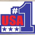 thumbnail image 2 of CafePress - Number 1 USA Cap - Adjustable 100% Brushed Unisex Casual Cotton Baseball Cap, Beige, 1, 2 of 2