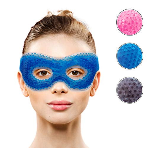 Gel Eye Mask with Eye Holes Hot Cold Compress Pack Eye Therapy