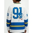 thumbnail image 4 of Sonic the Hedgehog Boys and Big Boys I'm Outta Here Graphic Hockey Jersey, Sizes 4-18, 4 of 9
