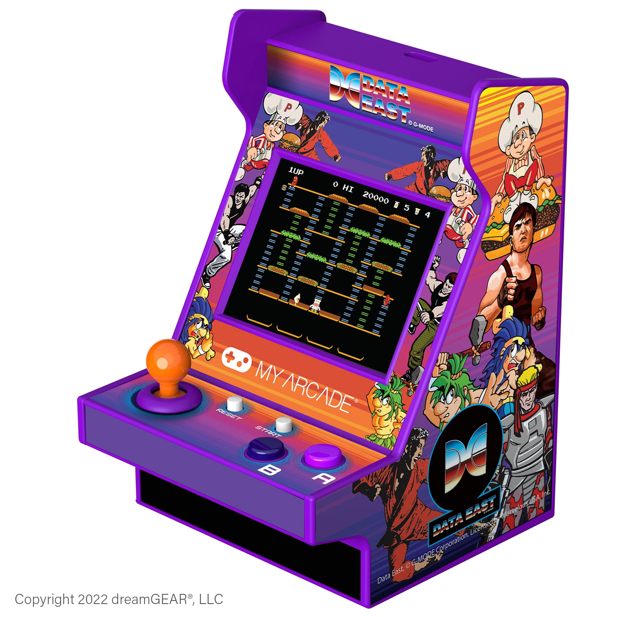 MY ARCADE Data East Hits Nano Player - 4.5" Fully Playable Portable Mini  Arcade Machine with 208 Retro Games, 2.4" Screen Color display - Walmart.com