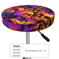 thumbnail image 2 of Goofa Skull Printed Stool Covers Round, Waterproof Round Bar Stool Covers Anti-Slip Round Bar Stool Seat Cover with Elastic Bands Durable -14 inch, 2 of 7