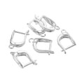 thumbnail image 3 of 2x6x Pendientes Ganchos Franceses Fabricación De Joyas Earwire Para Pendientes Colgantes Cumpleaños Plata Cuadrado, 3 of 8