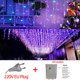 thumbnail image 3 of Guirnalda de luces LED navideñas para exteriores, guirnalda de luces de calle, cortina de luces de hadas de 3 a 20 m para bodas, patios, fiestas, decoración de Año Nuevo, 3 of 5