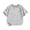 Grey, variant on XEGLSBU Long Sleeve Shirts for Girls 5T Children's Casual Short Sleeved T Shirt Day Letter Print Round Neck T Shirt White Size 6-7 Years