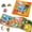 36 pcs Jungle Ocean, variant on Quokka Magnetic Puzzles for Toddlers 3-5 – 36 Piece USA, Space & World Map Road Trip Toys