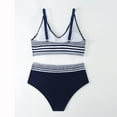 thumbnail image 5 of Women's Plus Size Swimsuits, Women Two Piece Swimsuit Athletic Halter Bathing Suits for Women Ruched Deep V Neck High Waisted Shorts Swimsuits S-5XL Bathing Suits Woman Clearance, 5 of 5