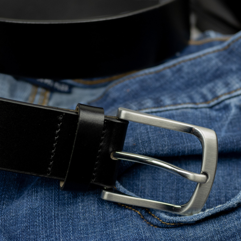 Urbanite Black Leather Belt by Nickel Zero® - Walmart.com display picture 1