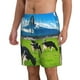 thumbnail image 2 of Fotbe Grazing Cows Mountain View Trajes de Baño Estampados para Hombre, Shorts de Verano de Secado Rápido, Ropa de Playa, Bañadores-3X-Large, 2 of 6