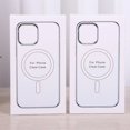 thumbnail image 3 of Funda magnética Original de cristal duro para iPhone 13, 12, 11, 14, 15 16Pro Max XSMAX XR SE 7 8Plus para cubierta de carga inalámbrica Magsafe, 3 of 5