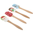 thumbnail image 1 of Here's a polished and engaging product description for your **4pcs Silicone Spatula Set**:\n\n \n\n🎄 **4 Pack Silicone Spatulas – Festive for Christmas, 1 of 5