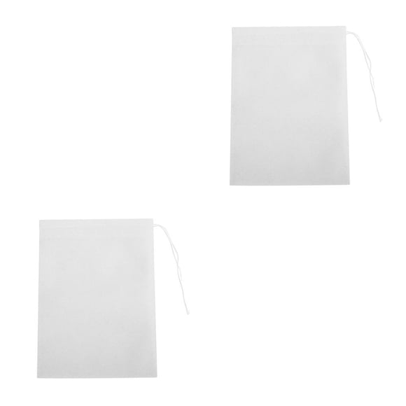 Bewildely Bolsitas de té de un solo uso, ligeras, vacías, de alimentaria, perfumadas, convenientes bolsas de hierbas con cordón, 100 100 pièces 10x16cm 2piezas