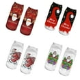 thumbnail image 3 of EnJoCho Clearance Fall Socks Women Women Fashion Three-dimensional Printed Socks Christmas Socks Adult Xmas Themed Charming Socks Heated Socks Bulk, 3 of 9