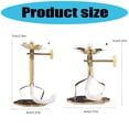 thumbnail image 3 of Pack of 2 Rustproof Metal Lamp Base Decoration with Customizable Lighting Holders, 3 of 8