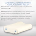 thumbnail image 5 of Core Products Memory Foam Pillow 100% Viscoelastic, Full Size, 5 of 5