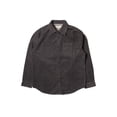 thumbnail image 3 of Charcoal Corduroy Button Down Shirt - Long Sleeve, Casual Fit, 3 of 4