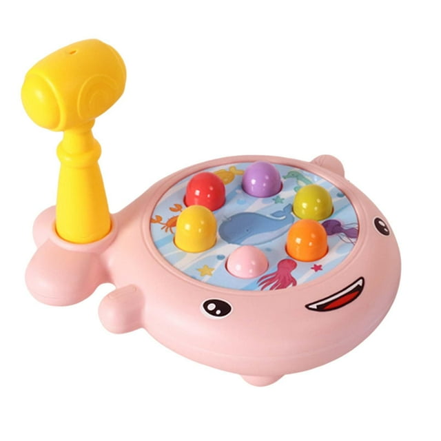 HILABEE Jeu Interactif de Frappe pour Enfants de 3 à 7 Ans Rose
