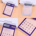 thumbnail image 6 of TABLZONE Portable Solar Calculator with Transparent Touchscreen, Lightweight and for Office, School, and Home Use, 6 of 8