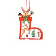 thumbnail image 2 of Ganfancp Árbol de Navidad de Madera Colgante Decoración de Navidad Decoración de Escena Colgante Decoración de Árbol de Navidad Varias Formas Disponibles 2Pcs Liquidación Ventas Hoy Ofertas Prime Col, 2 of 6