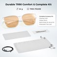 thumbnail image 5 of Photochromic Polarized Fit Over Sunglasses for Prescription Glasses, UV400 Glare Reduction Over Sunglasses for Men & Women Driving Fishing Hiking, 5 of 6