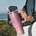 thumbnail image 6 of 40oz Sister Tumbler with Handle and Straw, Insulated Stainless Steel Cup, Travel Coffee Mug Water Bottle, Birthday Gifts for Women, 6 of 6
