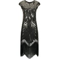 thumbnail image 3 of Wehilion Evelyn Flapper Dress | Great Gatsby 1920's Themed Dresses for Women | Cocktail Party Dress | Vintage Sequin Dress, 3 of 9