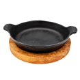 thumbnail image 1 of Sartenes Antiadherentes - Quesera 15 cm con Base de Parota | Utensilios de Cocina - Sartenes de Hierro Fundido | Sarten Hierro Fundido - Articulos de Cocina | Perfecto para Wok - Hot Cakes, 1 of 6