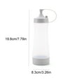cuyhtdup Condiment Squeezing Bottles 11 Ounces With Flip Top Cap Hot