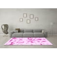 thumbnail image 3 of Ahgly Company Indoor Rectangle Abstract Pink Modern Area Rugs, 7' x 9', 3 of 4