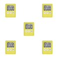 thumbnail image 2 of Monstrate Temporizador digital de cocina Cocinar Estudiar Reloj de cuenta regresiva Pantalla LCD Alarma Gadget de cocina, Amarillo Type2 NO2 Monstrate CBP143385, 2 of 5