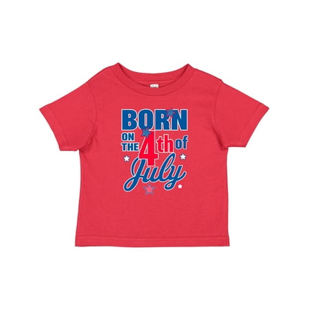 

Inktastic Born on the 4th of July Gift Baby Boy or Baby Girl T-Shirt