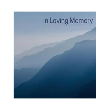 Memorial Guest Book (Hardback cover): Memory book, comments book, condolence book for funeral, remembrance, celebration of life, in loving memory funeral guest book, memorial guest book, memorial serv