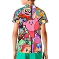 thumbnail image 5 of Kirby Boys Girls 3d Graphic Printed T-Shirt Crewneck Short Sleeve Tees, 5 of 6