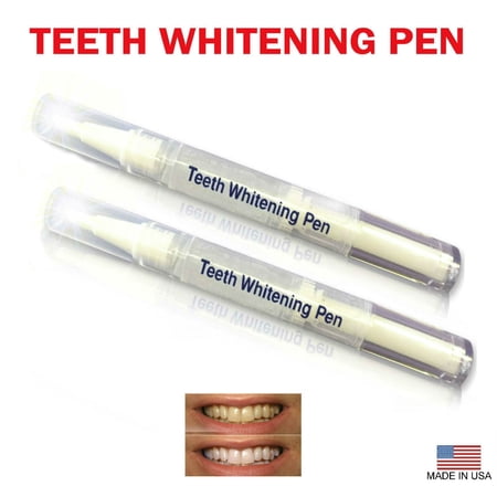 Always White Teeth Whitening Pens 35% White Gel Carbamide Peroxide - Professional Twist Pen (2ml each) - For Sensitive Teeth - White your teeth on the go! 2 Packs